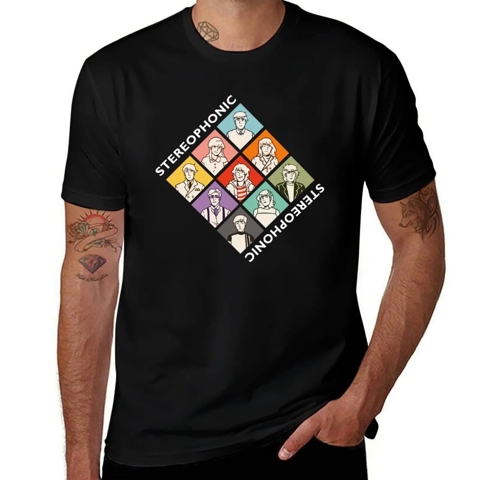 Stereophonic T-Shirt Durable Work Wear T-Shirt
