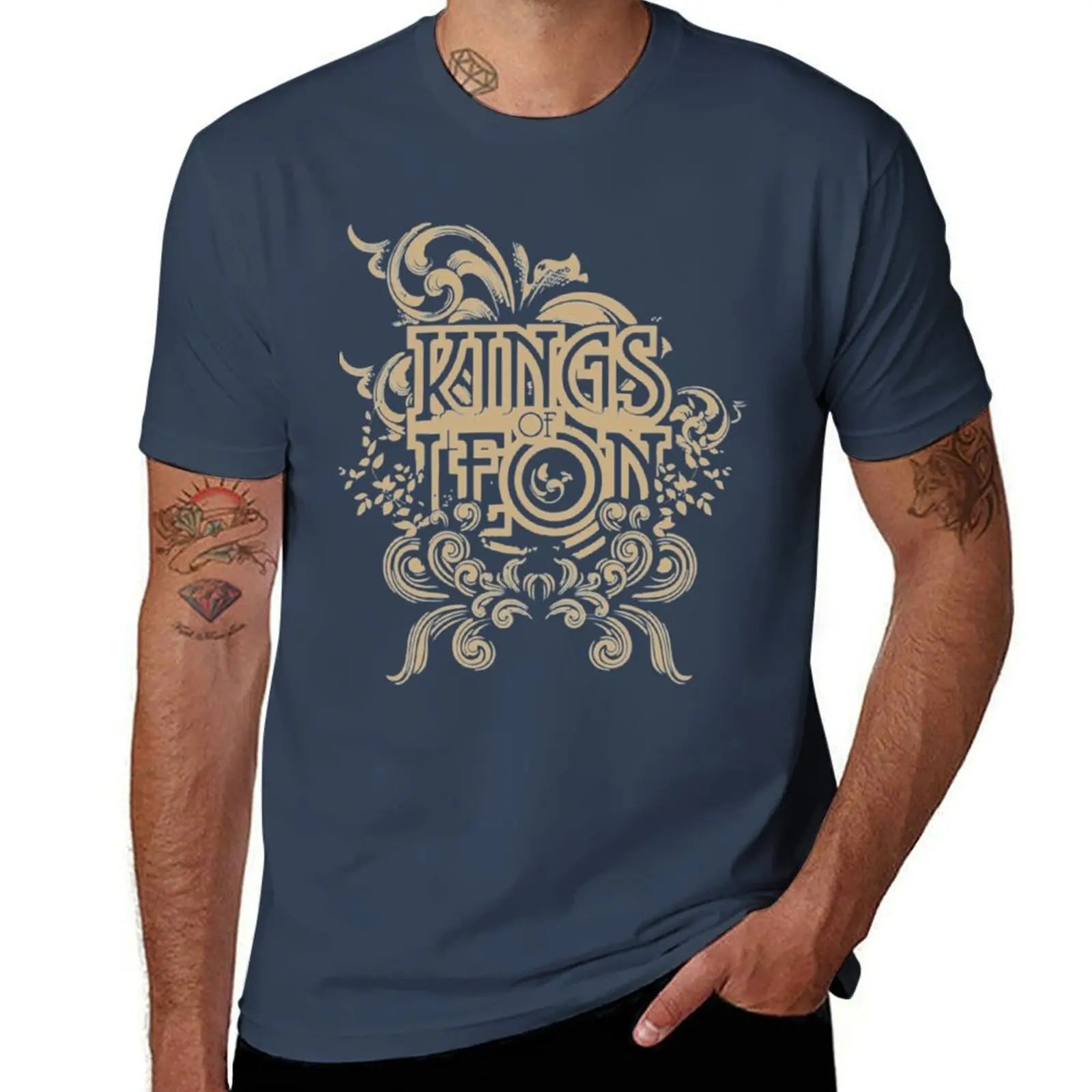 kings of leon T-Shirt Everyday Wear Basic Short Sleeve Top