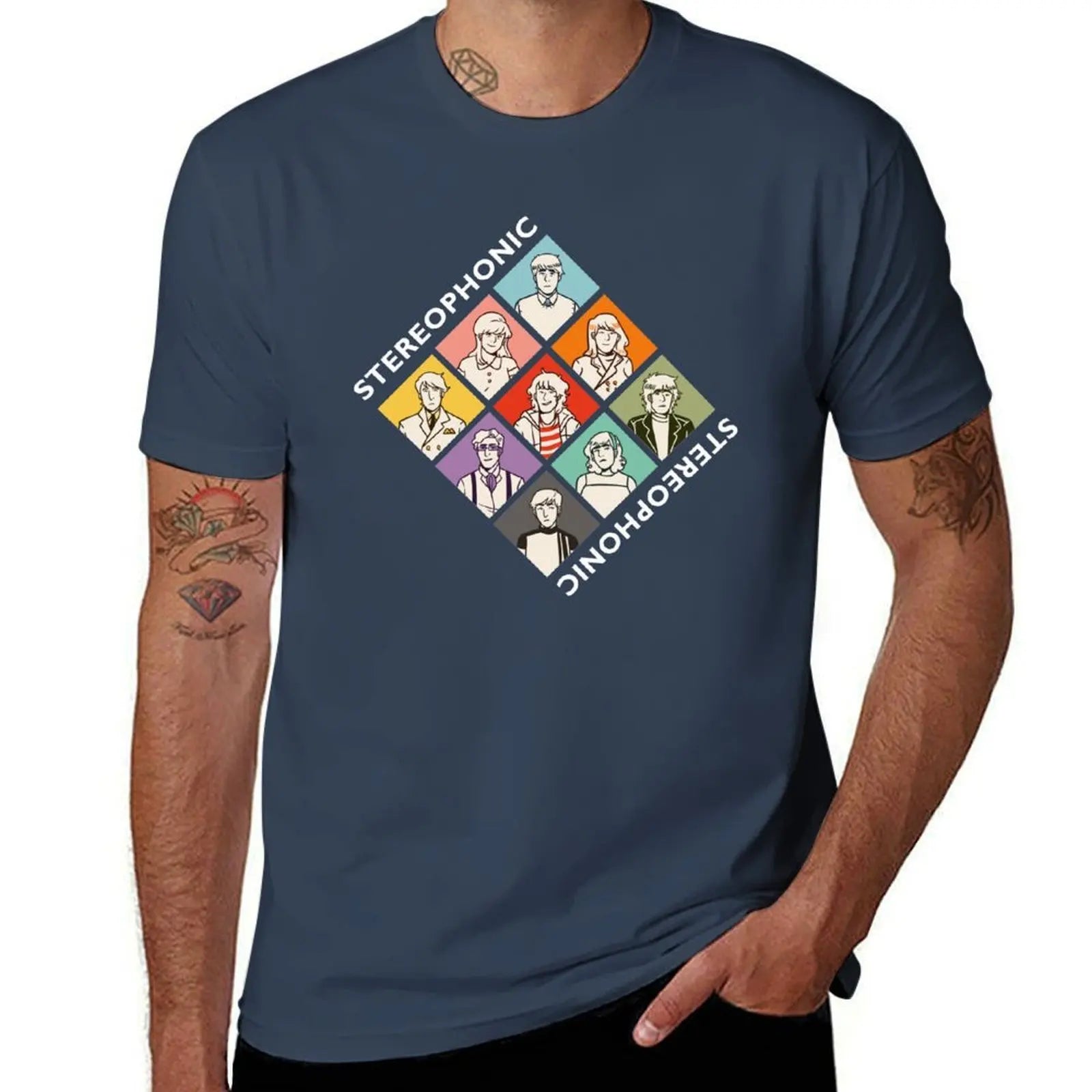 Stereophonic T-Shirt Durable Work Wear T-Shirt