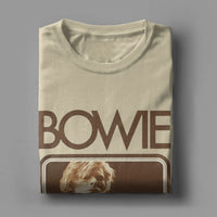 Davids Bowied T-Shirts Men  Vintage 100% Cotton Tees Crewneck Short Sleeve T Shirts Gift Idea Tops