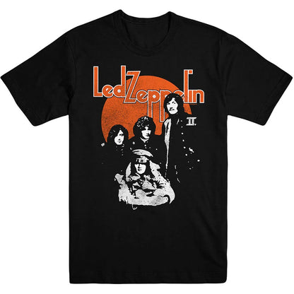 LZII Searchlights Led Zeppelin Band T-Shirt Cotton Graphic Tee Men Women Summer Streetwear