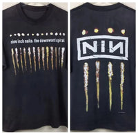 2026 Summer Nine Inch Nails Vintage Street Rock Hiphop Cotton Printed T-shirt Men's Women Pure Breathable Loose Trendy T-shirts