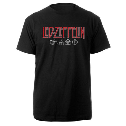 LZII Searchlights Led Zeppelin Band T-Shirt Cotton Graphic Tee Men Women Summer Streetwear