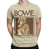 Davids Bowied T-Shirts Men  Vintage 100% Cotton Tees Crewneck Short Sleeve T Shirts Gift Idea Tops
