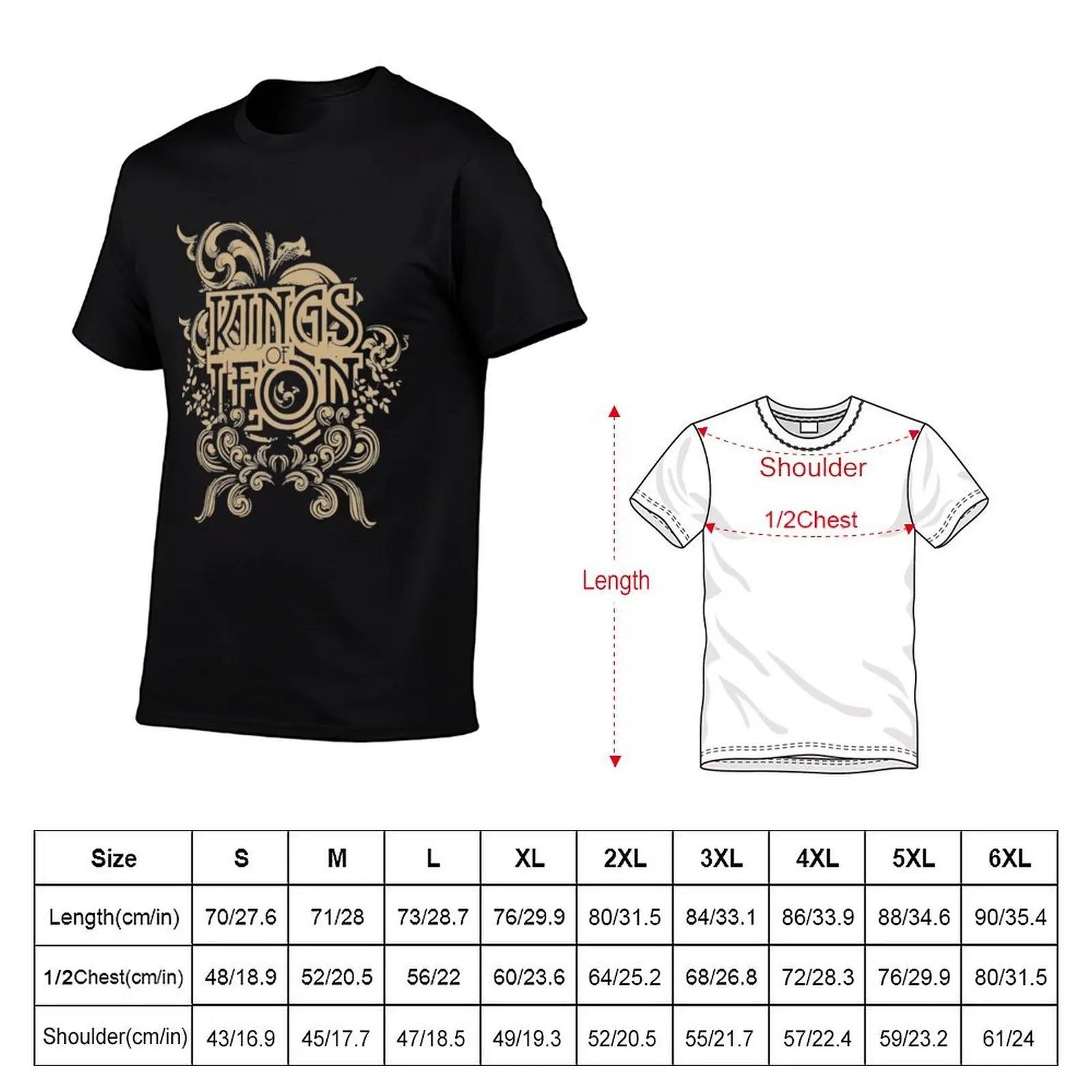 kings of leon T-Shirt Everyday Wear Basic Short Sleeve Top
