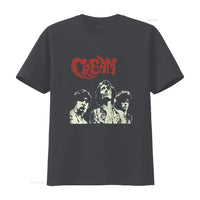CREAM Band T Shirt Featuring Ginger Baker Eric Clapton Rock Legends Design Perfect for Metal Punk Fans Available in M Size Soft