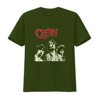 CREAM Band T Shirt Featuring Ginger Baker Eric Clapton Rock Legends Design Perfect for Metal Punk Fans Available in M Size Soft
