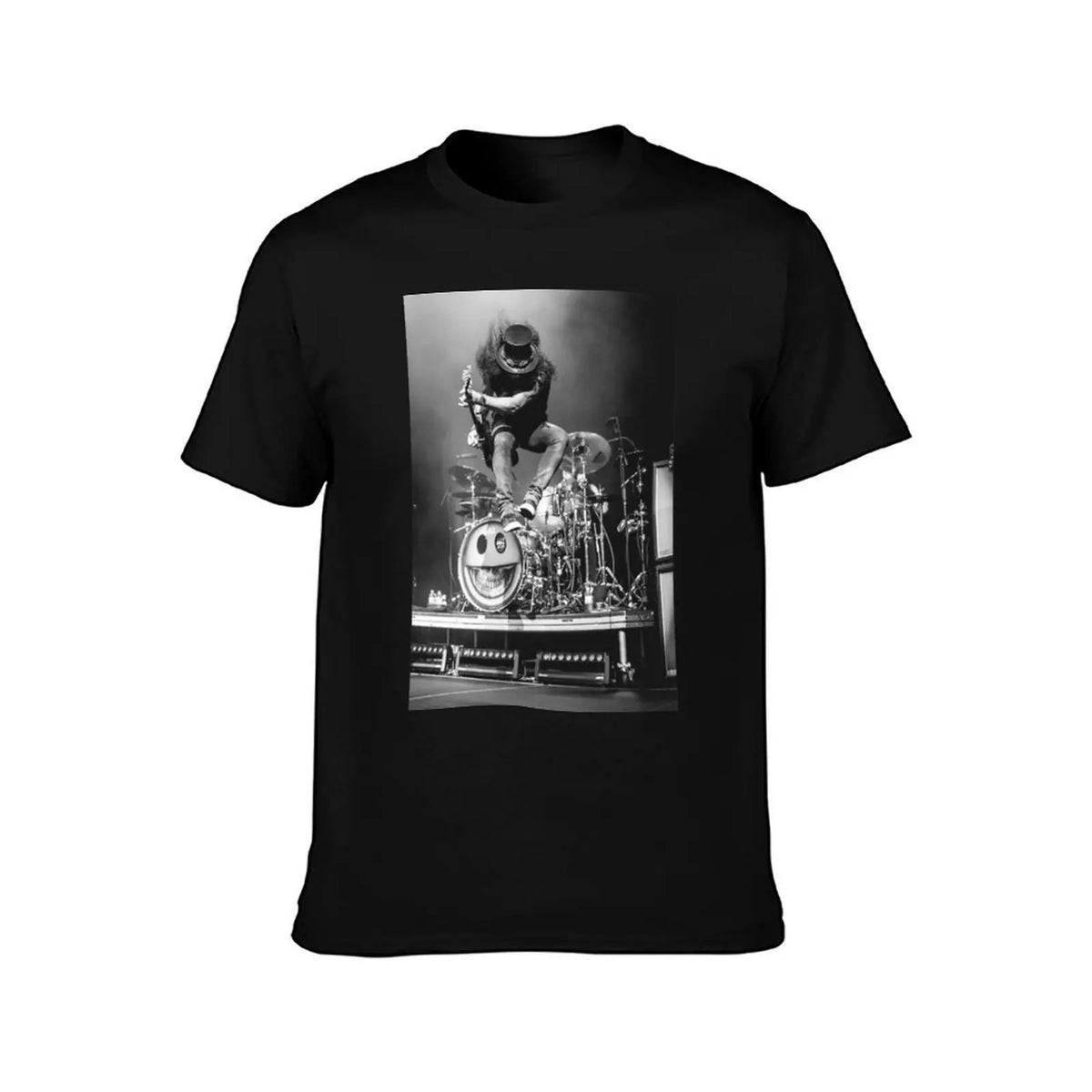 Slash monochrome T-Shirt Casual Loose Daily Wear T-Shirt
