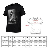 Slash monochrome T-Shirt Casual Loose Daily Wear T-Shirt