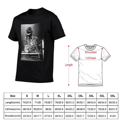 Slash monochrome T-Shirt Casual Loose Daily Wear T-Shirt