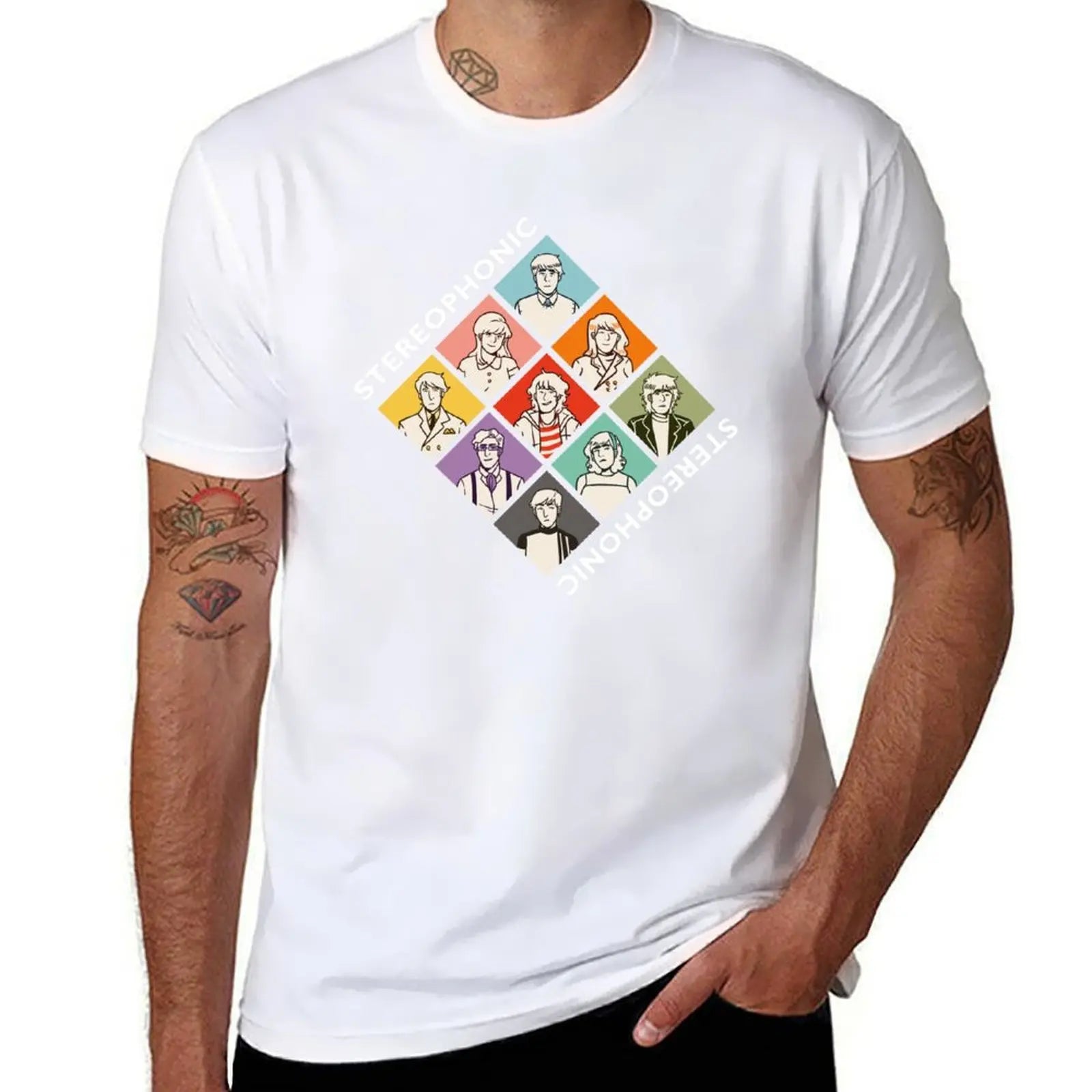 Stereophonic T-Shirt Durable Work Wear T-Shirt