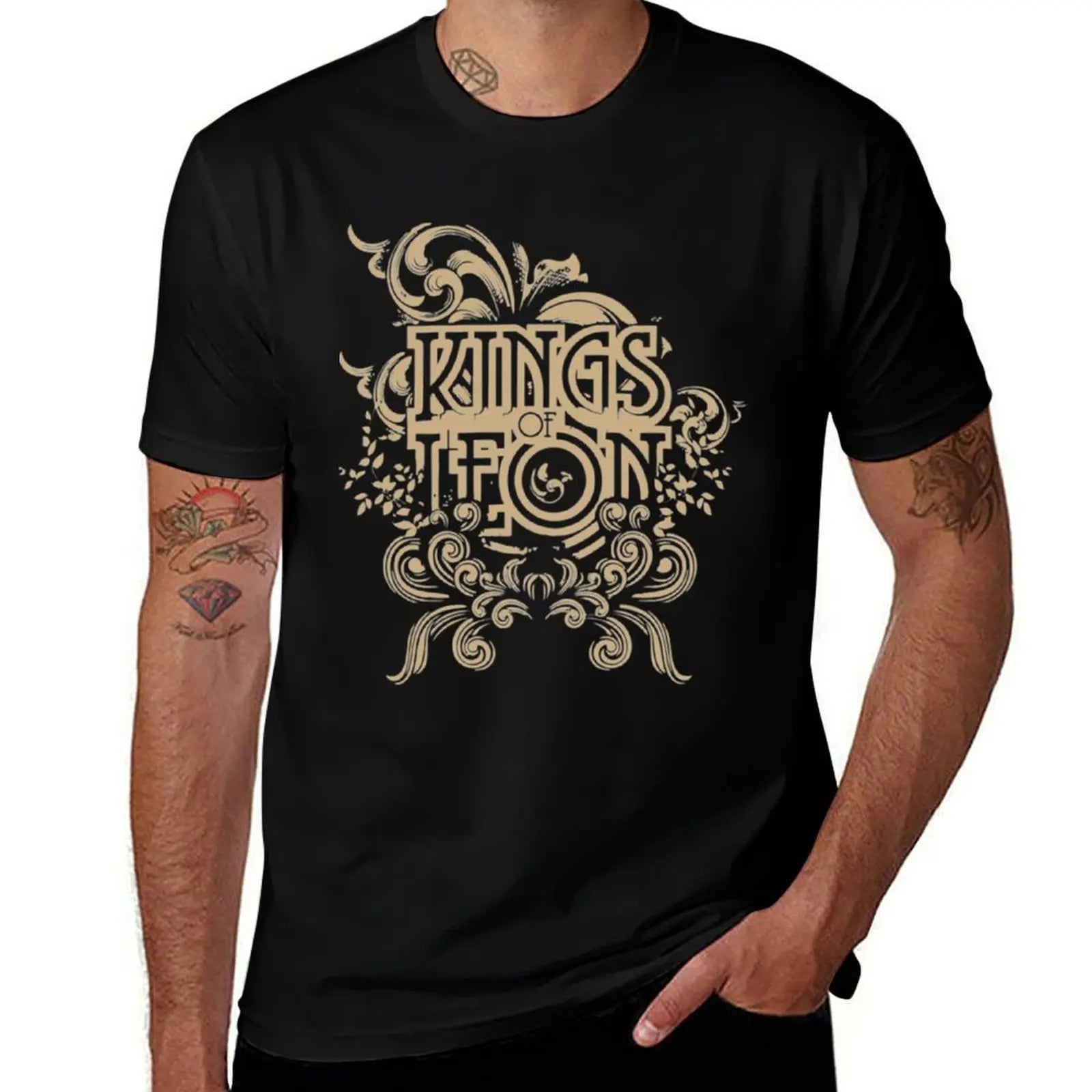 kings of leon T-Shirt Everyday Wear Basic Short Sleeve Top