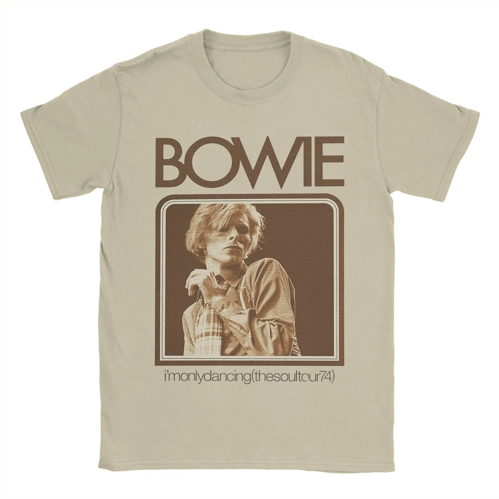 Davids Bowied T-Shirts Men  Vintage 100% Cotton Tees Crewneck Short Sleeve T Shirts Gift Idea Tops
