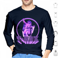 T-Rex Classic Hoodie Cotton Long Sleeve T Rex Marc Bolan Music Bolan Glam Marc 70s Trex 1970s Pop Band Bowie Rex Glitter