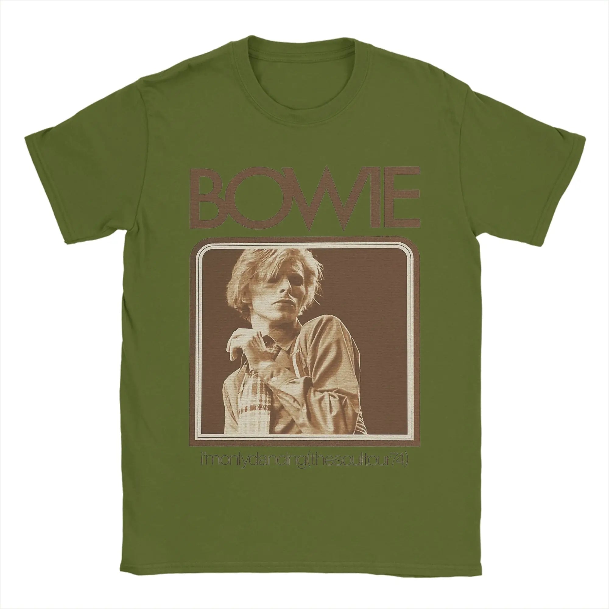 Davids Bowied T-Shirts Men  Vintage 100% Cotton Tees Crewneck Short Sleeve T Shirts Gift Idea Tops