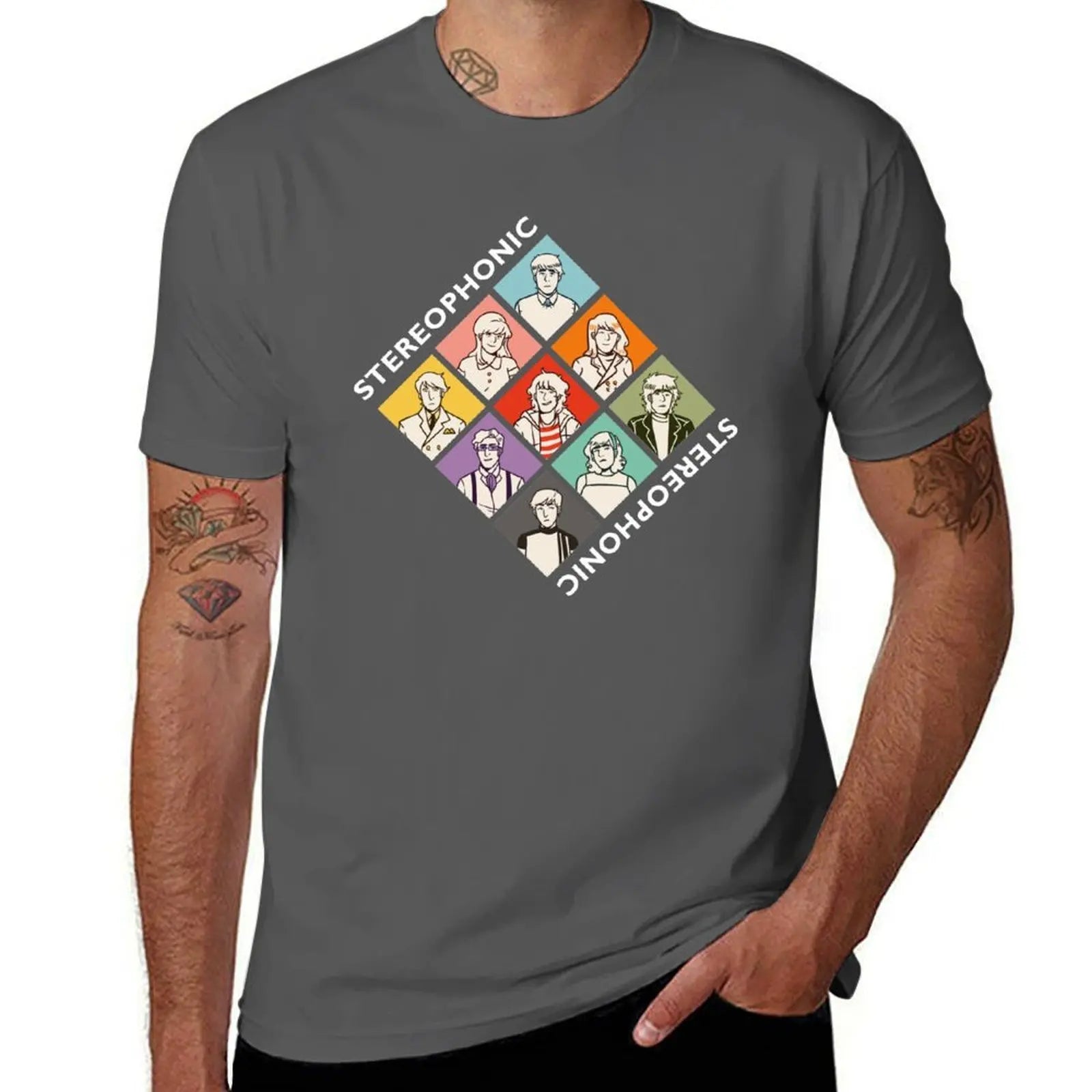 Stereophonic T-Shirt Durable Work Wear T-Shirt