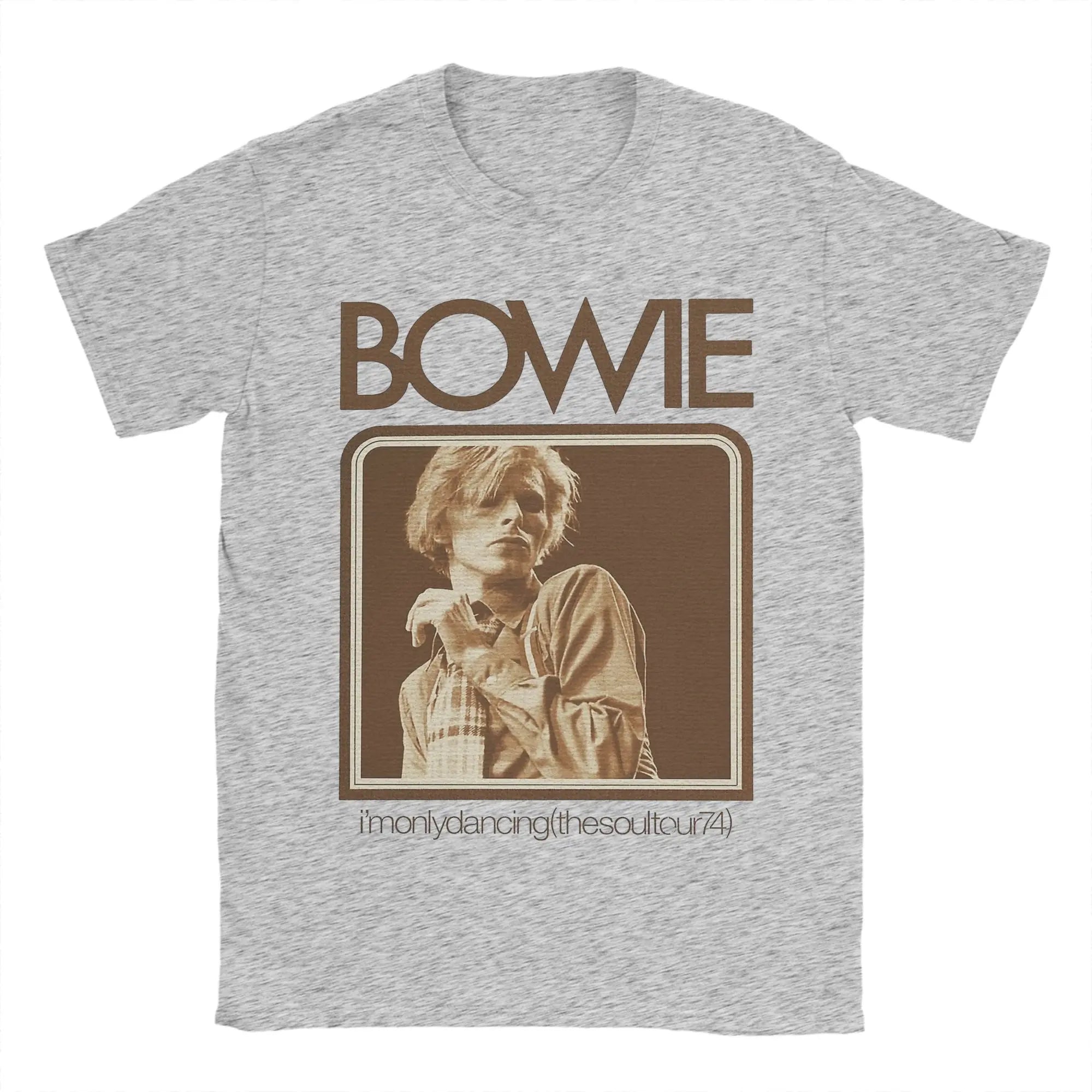 Davids Bowied T-Shirts Men  Vintage 100% Cotton Tees Crewneck Short Sleeve T Shirts Gift Idea Tops