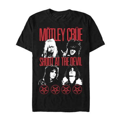 MotleyCrue Tシャツ（Shout At The Devil Faces）